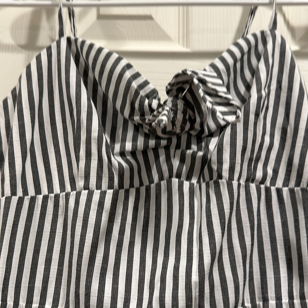 Mini dress with a bow. Size - XS - Picture 2 of 3